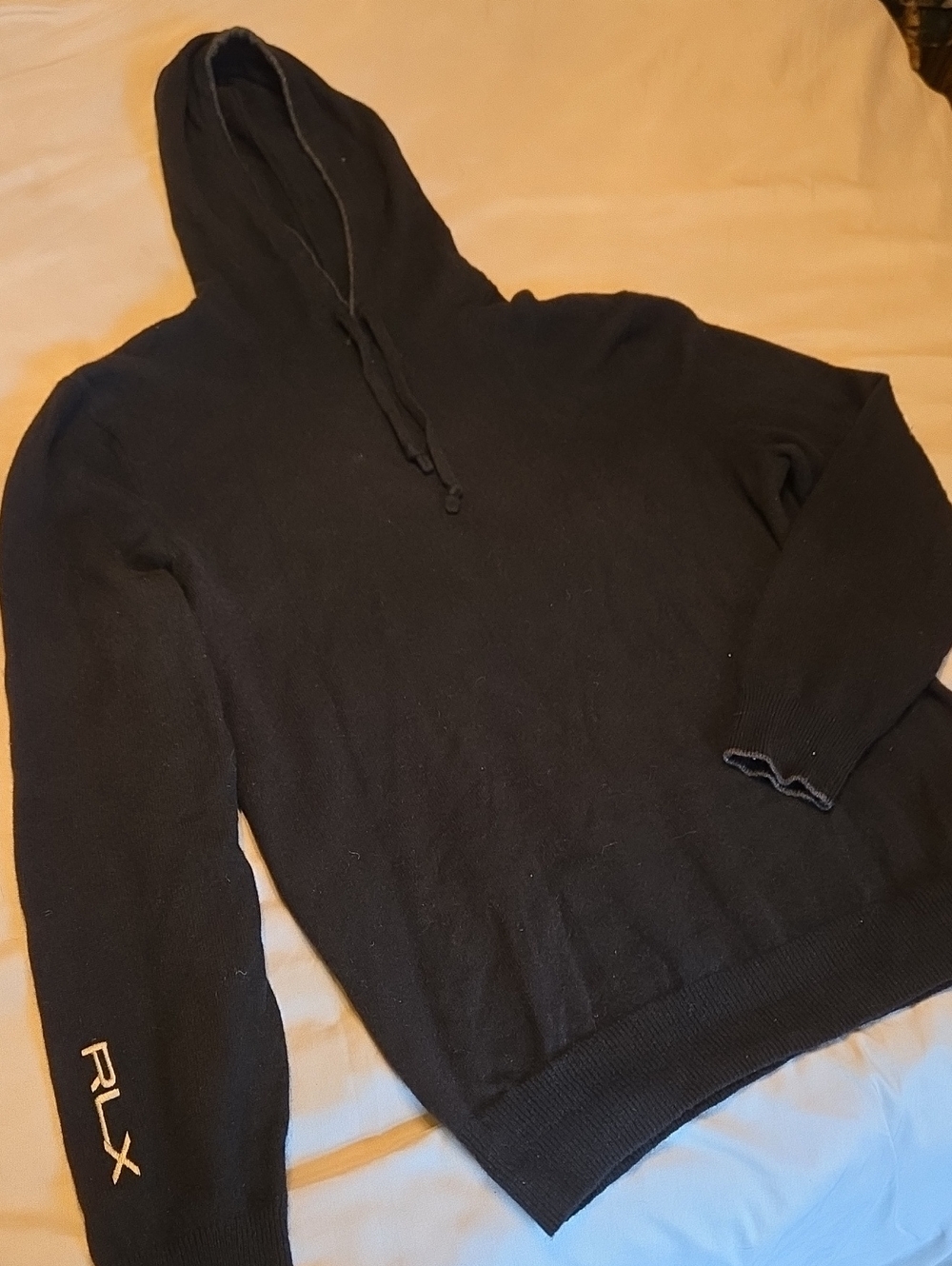 Ralph Lauren RLX Black Hooded Sweater
